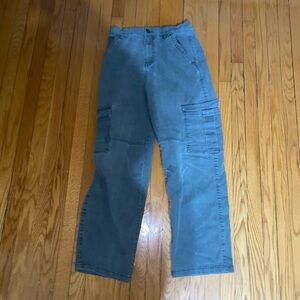 Garage Green Cargo Pants Utility Design
